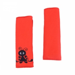 Red, Infant Car Seat Strap Covers, Baby Seat Belt Covers, Stroller Accessories, Shoulder Pads in printing