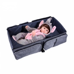 Multi-functional 3 in 1 Baby Changing Bags Travel Bassinet Diaper Bed Portable Foldable Tote Bag Nappy Changing Bag Baby Crib Carrycot for 0-12 Months