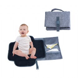 Quality softy baby portable changing mat infant tote clutch detachable baby changing station travel diaper nappy changing pad