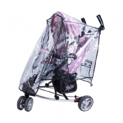 Baby Plastic outdoor stroller rain cover